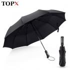 Wind Resistant Folding Automatic Umbrella Rain Women Auto Luxury Big W_1